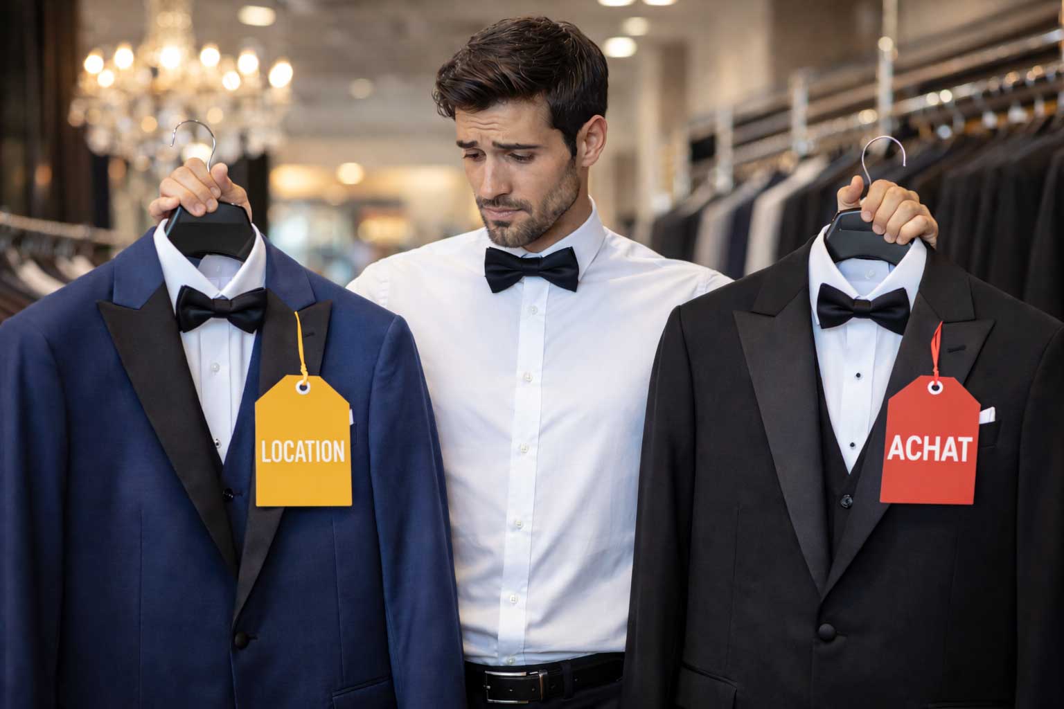 Location ou achat d’un costume de mariage