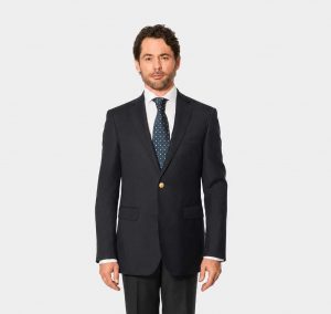 Blazer bleu marine 100% laine