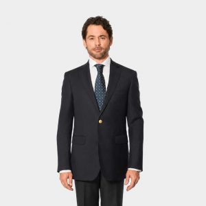 Blazer bleu marine 100% laine