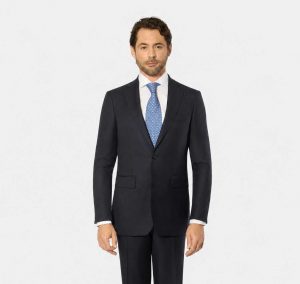 Costume bleu marine 100% laine