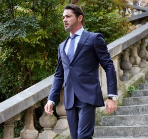 Costume bleu marine di castri